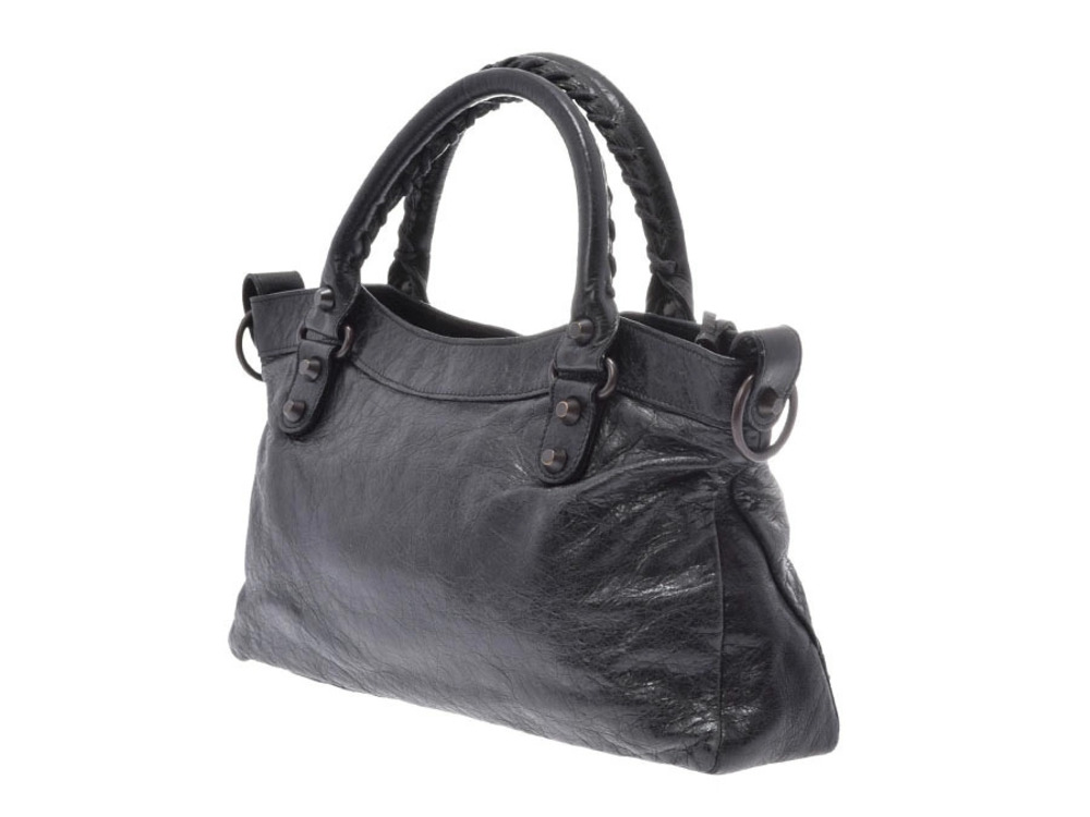 Balenciaga First Bag Lambskin The Green Khaki Brown Green Brown
